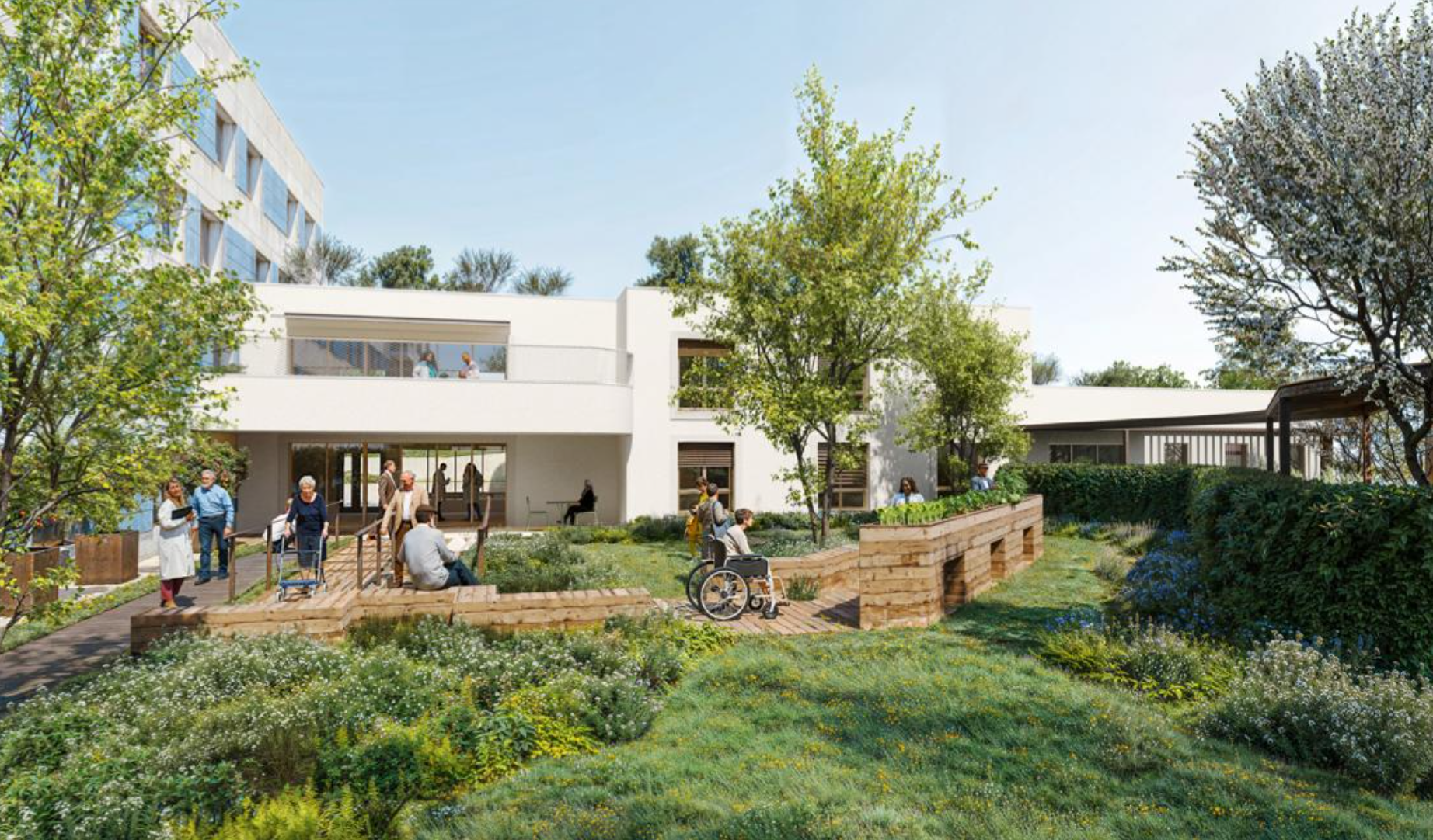 Extension de l'Ehpad Jeanne Pierrette Carnot avec création d'un jardin thérapeutique