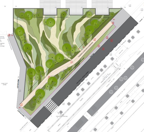 Vue d'ENSEMBLE IMMOBILIER DE 45 LOGEMENTS SOCIAUX POUR LA FONCIERE LOGEMENTS ARGENTEUIL